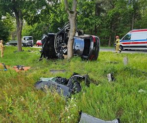 Śmiertelny wypadek na DK 27 pod Żarami. Kierujący audi Q7 nie żyje [ZDJĘCIA].
