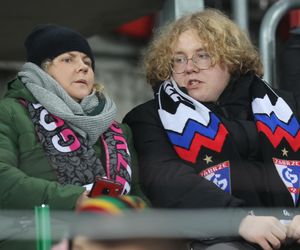 Kibice na meczu Górnik Zabrze - Lech Poznań