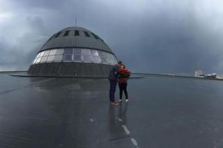 Zaręczyny na dachu Spodka