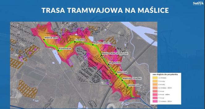 Trasa tramwajowa na Maślice