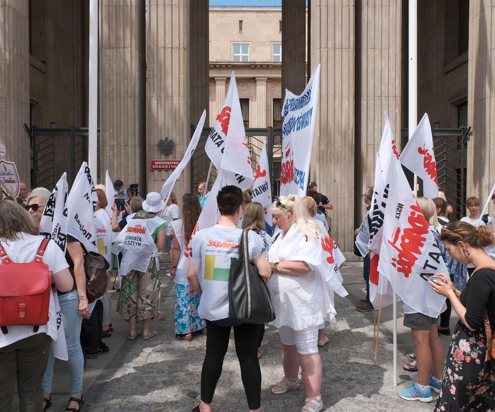 Protest nauczycieli