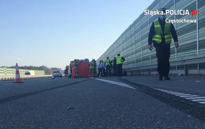 Pieszy zginął na autostradzie A1