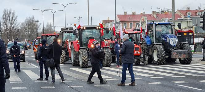 Protest rolników w Lublinie [GALERIA]