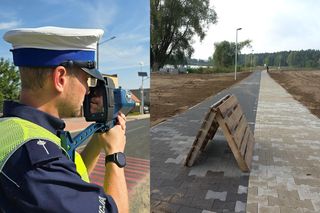 Szaleniec w bmw przy nowej ścieżce na żwirowni w Lesznie. Omal nie rozjechał matki z wózkiem! 