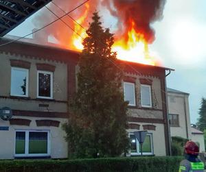 Pożar w Dąbrowie Górniczej Strzemieszycach. Spłonął dom