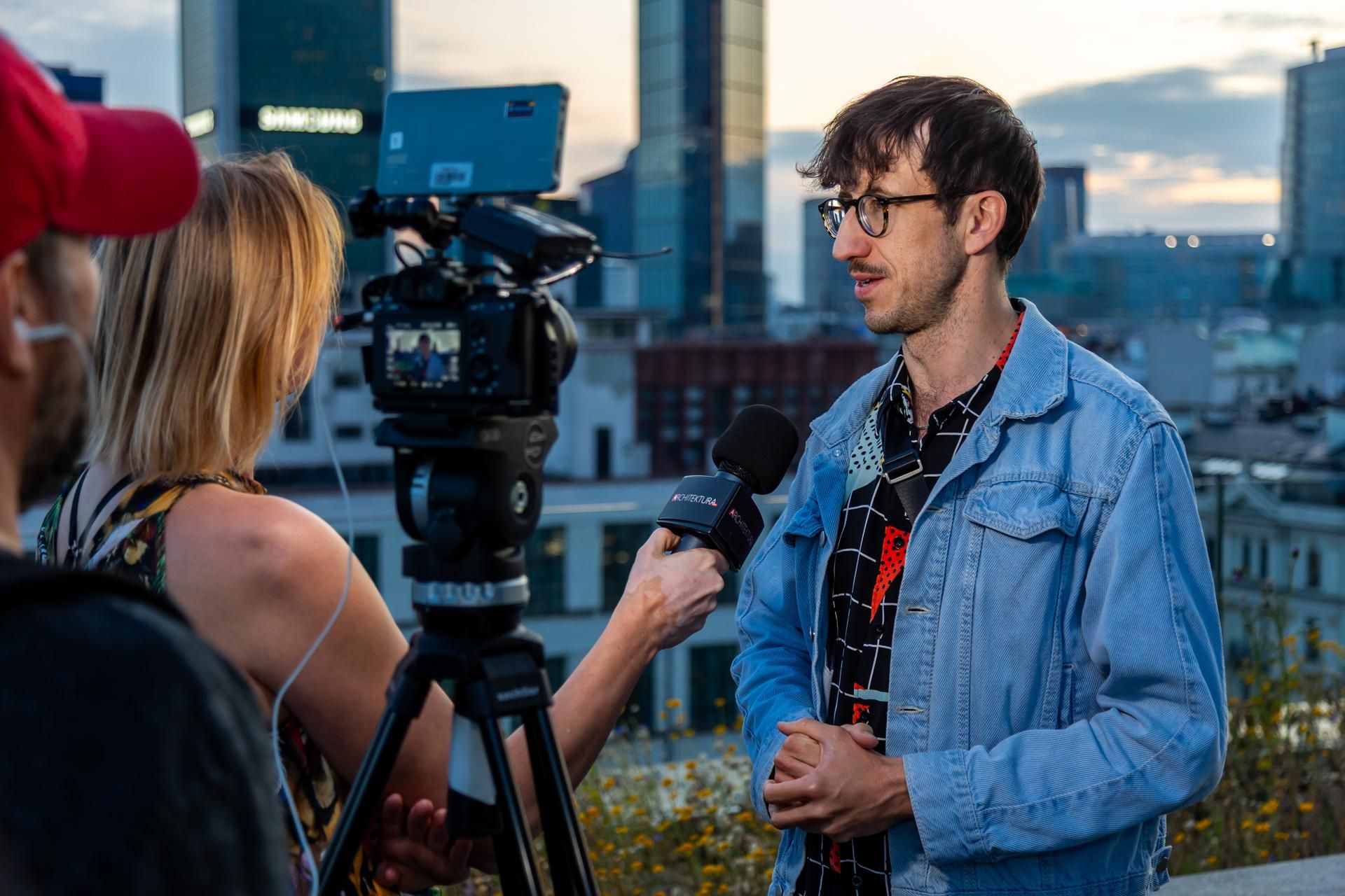 Warszawa - Wolf Marszałkowska - debata Architektury - Grzegorz Piątek