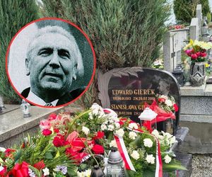 24. rocznica śmierci Edwarda Gierka. Jego grób zasypali kwiatami 