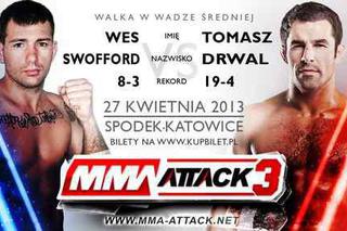 MMA ATTACK 3. Drwal vs Swofford. Drwal sprawdzi Amerykanina