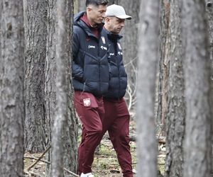 Polska - Holandia. Piłkarze poszli do lasu