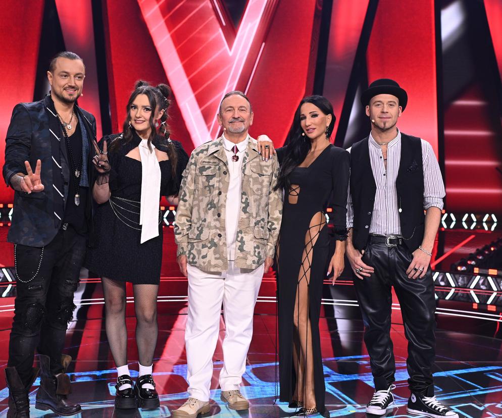 Justyna Steczkowska and other jurors of The Voice of Poland
