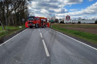 Śmiertelny wypadek pod Skierniewicami! 31-latek bez szans w zderzeniu z dostawczakiem [ZDJĘCIA]