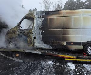 Spaliły się nowe busy na S5. Na jednego czekał klient w Lesznie 