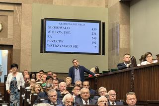 Sejm uchylił immunitetu posłowi PiS Michałowi Wosiowi 