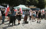 Manifestacja pod hasłem Sto nielegalnej imigracji w Lesznie