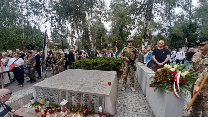 81. rocznica wybuchu Powstania Warszawskiego. Uroczystości przy pomniku Gloria Victis