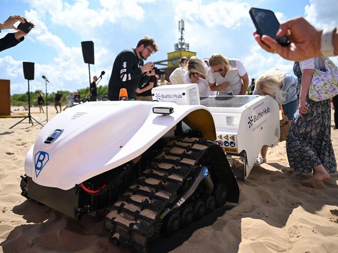 Autonomiczny robot będzie czyścił plażę w Gdańsku