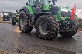 Protest rolników w zielonym miasteczku w Nagłowicach