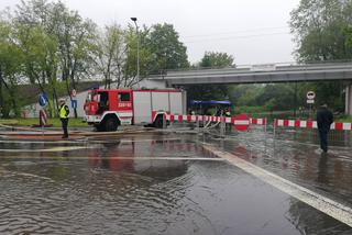 Powódź w Krakowie: Zalana ulica Półłanki 24.05.2019