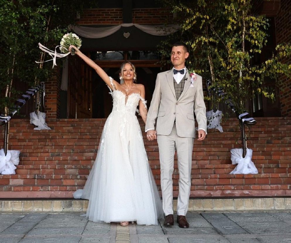 Klaudia i Mateusz na ślubnym kobiercu