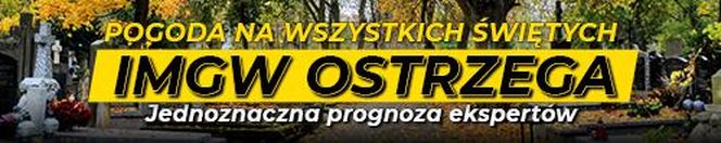 Pogoda na Wszystkich Świętych. IMGW ostrzega. Jednoznaczna prognoza ekspertów