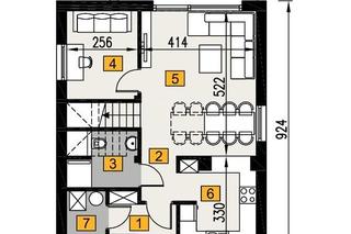 Projekt domu A107a Osiągalny A z kolekcji Muratora - zobacz wizualizacje i plany