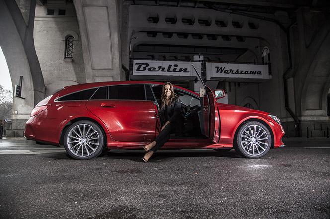 Anna Mucha w Mercedesie CLS Shooting Brake