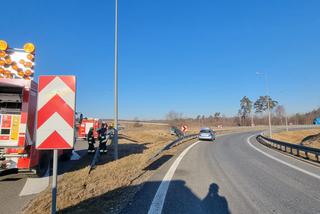 Wypadek na węźle A4 Brzesko