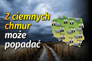 Warszawa. Pogoda na środę. Z ciemnych chmur może popadać