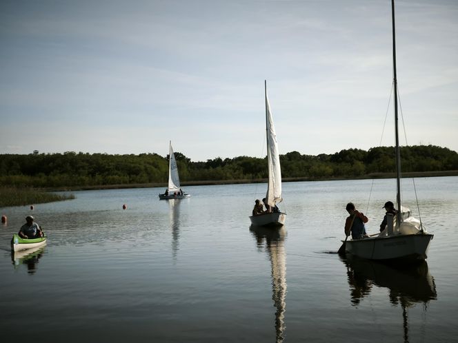 Plaża w Osiecznej przed sezonem letnim 