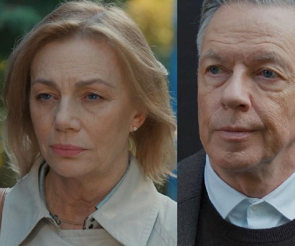 Barwy szczęścia, odcinek 3153. Wanda (Maja Barełkowska), Henryk (Zbigniew Suszyński)