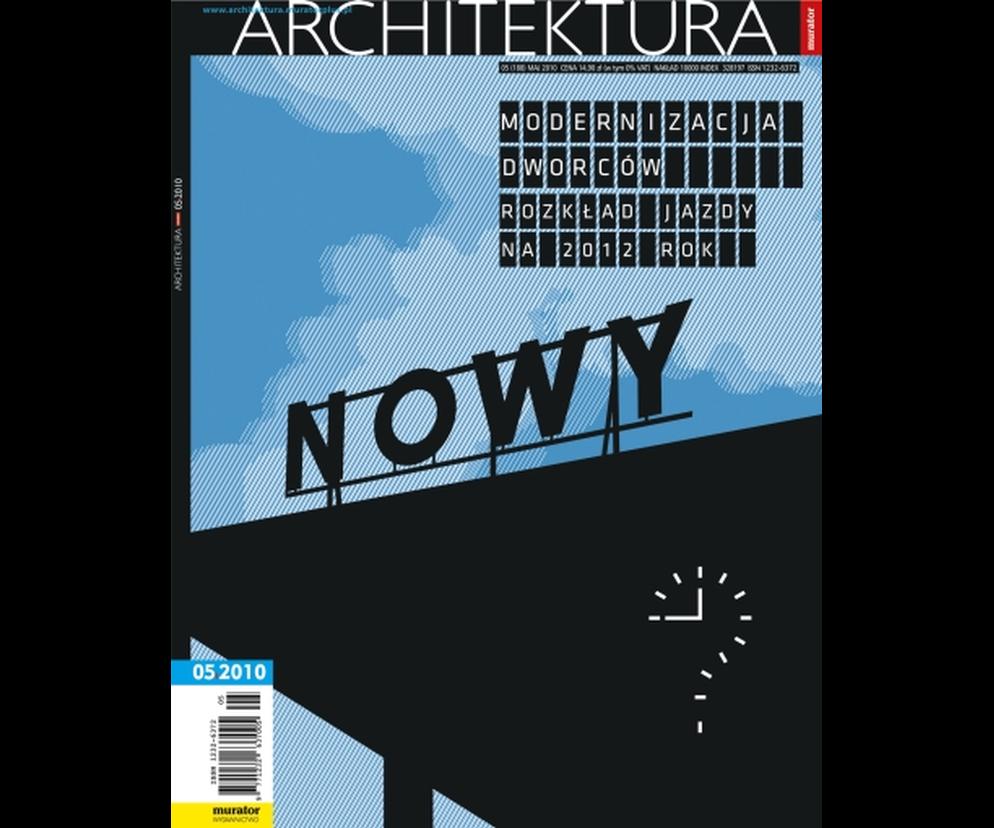 Okładka Miesięcznik Architektura 05/2010