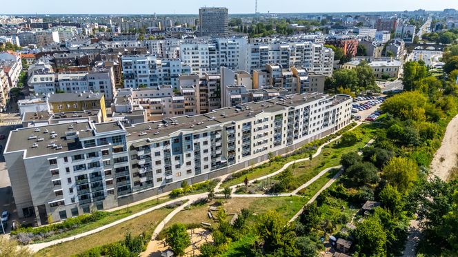 Port Praski w Warszawie z lotu ptaka