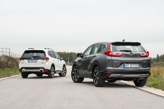 Subaru Forester e-BOXER vs Honda CR-V Hybrid