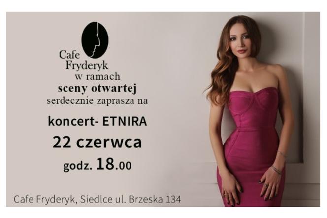 Ukraińska wokalistka Etnira wystąpi na otwartej scenie Cafe Fryderyk w Siedlcach 