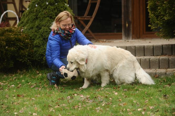 Minister Anna Moskwa z psem