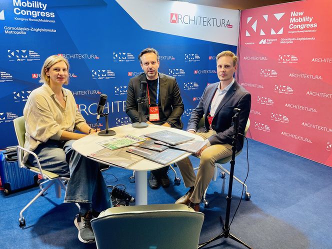 Kongres Nowej Mobilności: Maciej Franta, Michał Lorbiecki, Dorota Niećko