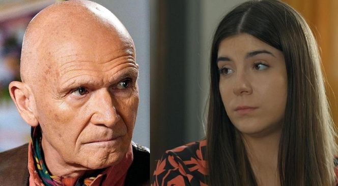 Barwy szczęścia, odcinek 3170. Tolek (Marek Siudym), Agata (Natalia Zambrzycka)