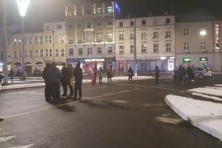Strajk Kobiet w Gdańsku 1.02.2021. Blokada Huciska przez protestujących