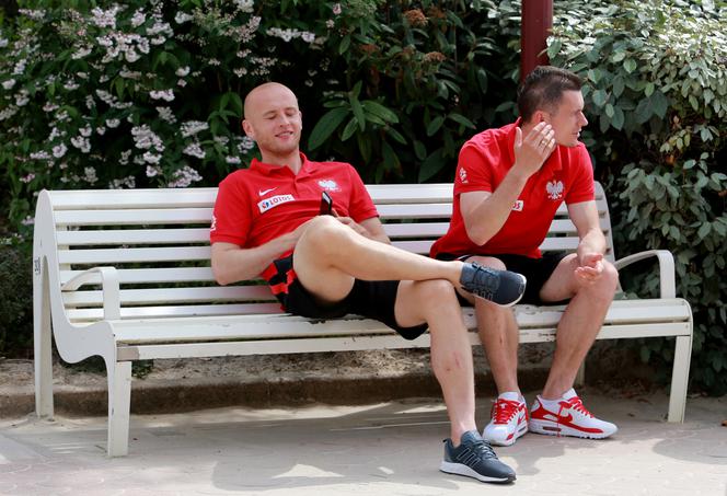 Michał Pazdan, Krzysztof Mączyński, spacer, La Baule, Euro 2016