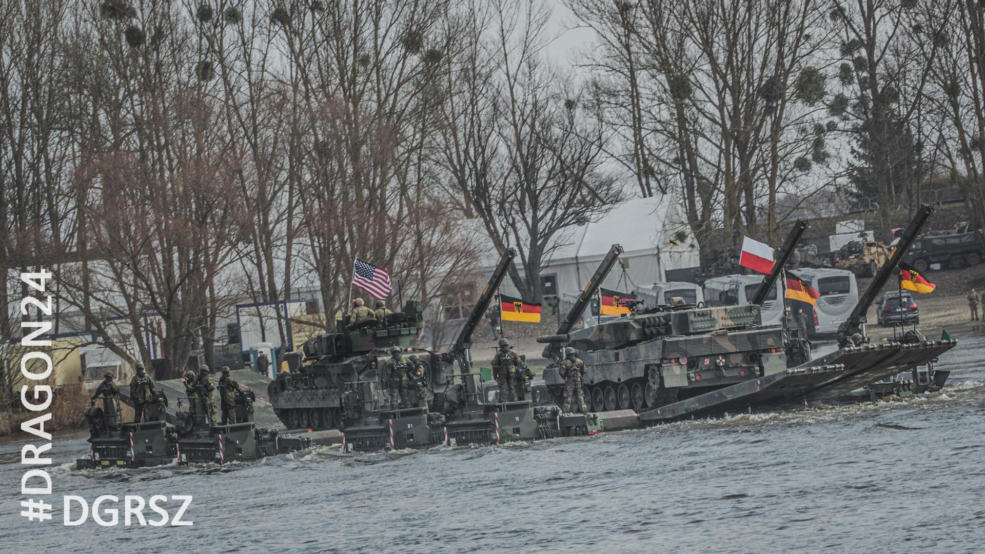 Sojusznicze armie Polski, USA i Niemiec