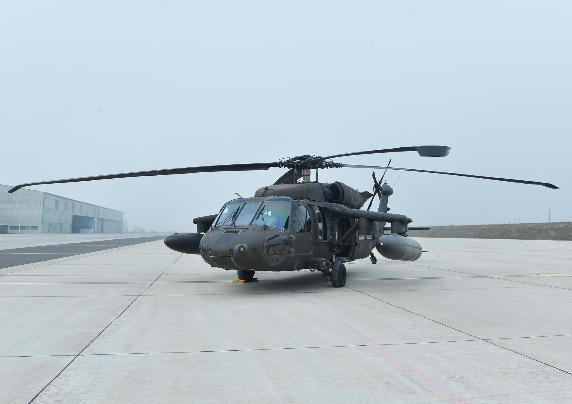 Chorwackie śmigłowce Mi-8MTV-1 oraz UH-60M Black Hawk