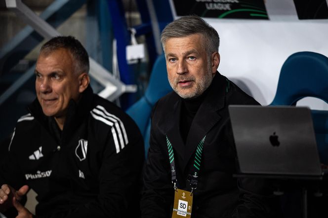 Edward Iordanescu w meczu Szachtar - Legia