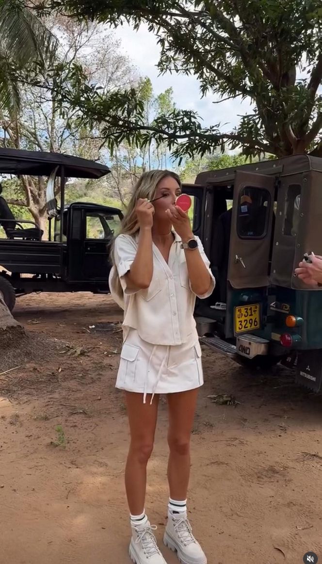 Małgorzata Rozenek na Sri Lance