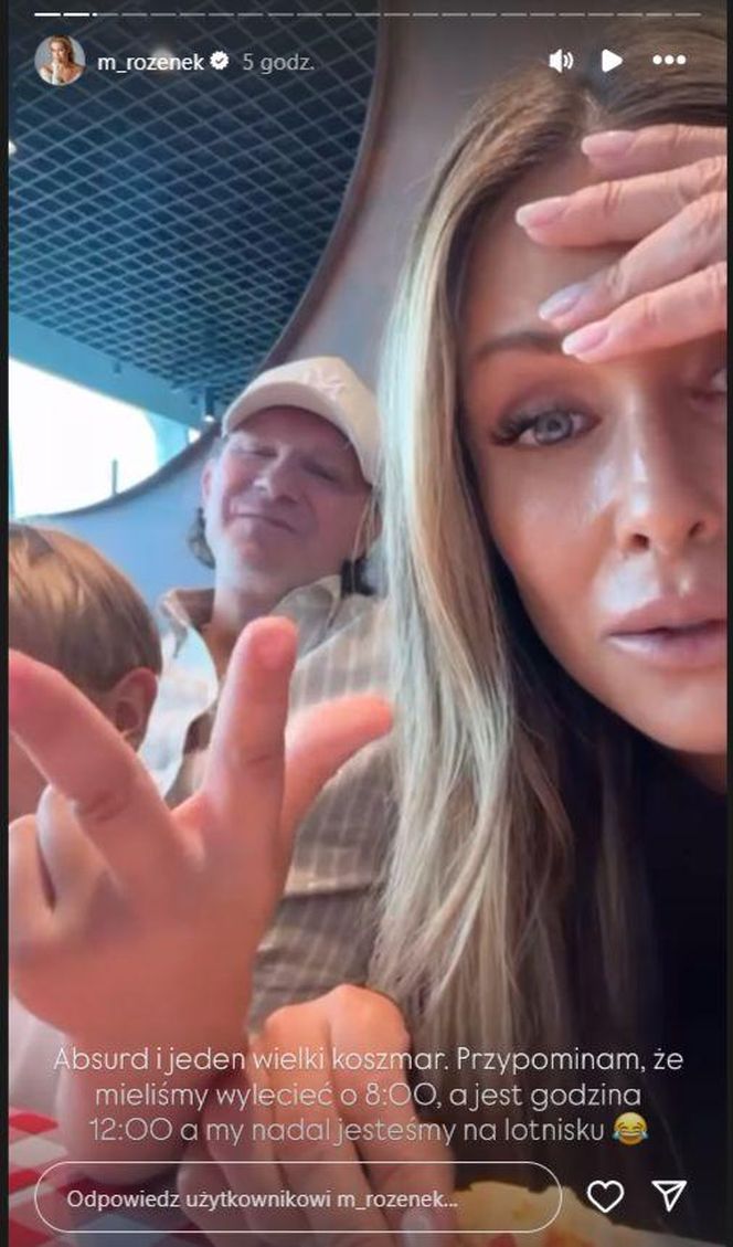 Rozenek-Majdan wyskoczyła z samolotu! Armagedon na lotnisku, dzieci wyproszone!
