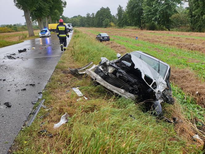 Groźnie wyglądający wypadek pod Braniewiem