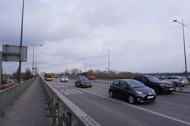 Remont wiaduktów przy dojeździe do Mostu Łazienkowskiego 15.02.2025