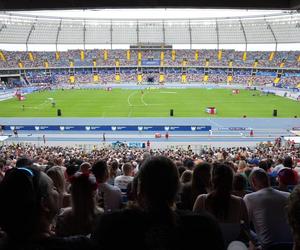 Sportowcy podczas Memoriału Kamili Skolimowskiej na Stadionie Śląskim