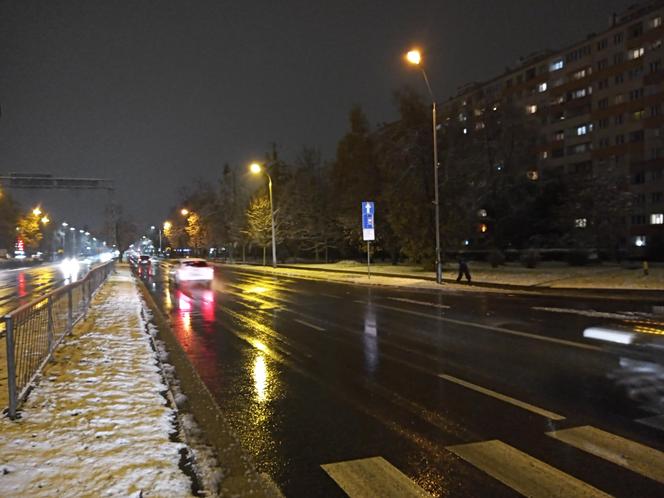 Pierwsze opady śniegu. Zobacz jak wyglądają Kielce w zimowej szacie