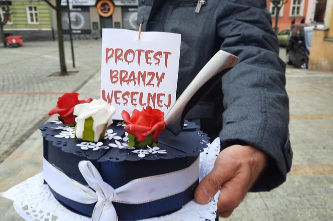 Protest branży weselnej