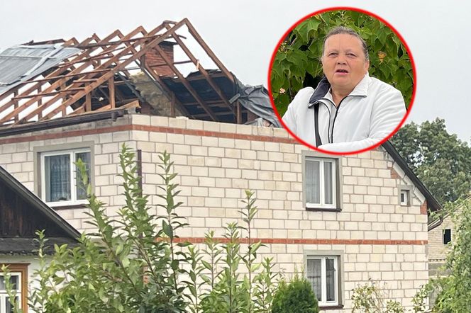"Pięć minut byłam od śmierci". Na dom pani Alicji i jej męża spadł rosyjski dron